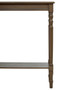 Heritage Dark Brown Rectangular Wooden Console Table