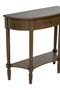 Heritage Dark Brown One Drawer Wooden Console Table