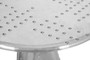 Avro Aluminium Side Table with Rivets