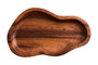 Kora Acacia Wood Small Organic Shape Serving Plate and Tray