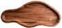 Kora Acacia Wood Large Organic Shape Serving Plate and Tray