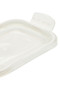 Freska 2 Section Rectangular Glass Container With Lid 640 ml