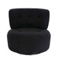 Passa Texture Curve Lounge Swivel Chair
