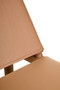 Kendari Natural Leather and Teak Modern Sling Chair