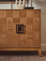 Dimaro Natural Four Door Sideboard
