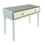 Dorsino Ivory Wood Veneer Two Drawer Dressing Table
