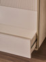 Dorsino Ivory Wood Veneer Three Drawer Chest