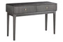 Dorsino Brown Grey Wood Veneer Two Drawer Dressing Table