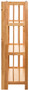 Heva Three Tier Tropical Hevea Wood Stackable Shelf Unit