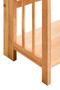 Heva Three Tier Tropical Hevea Wood Stackable Shelf Unit
