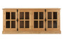Lyon Oak Wood Sideboard with Washed Grey Finish
