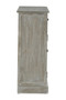 Heritage Grey Wash Rattan and Wooden Two Door Sideboard