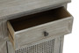 Heritage Grey Wash Rattan and Wooden Two Door Sideboard