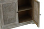 Heritage Grey Wash Rattan and Wooden Two Door Sideboard