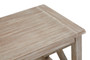 Heritage Natural Wash Two Tier Wooden Bookshelf