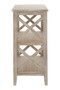 Heritage Natural Wash Two Tier Wooden Bookshelf