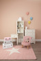 Parley Set of Three Assorted Pink and Grey Storage Trunks