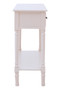 Heritage 2 Drawers White Wooden Console Table