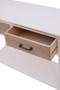 Heritage 2 Drawers White Wooden Console Table
