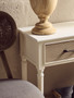 Heritage 2 Drawers White Wooden Console Table