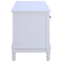 Heritage 3 Drawer White Wooden Sideboard