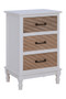 Heritage White Wooden Chest of 3 Drawer