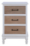 Heritage White Wooden Chest of 3 Drawer
