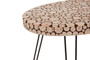 Lacuna Fir Wood Disc Mosaic Oval Coffee Table