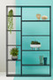 Acero Black Metal Multi Tier Shelf Unit