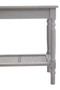 Heritage Grey Wash Wooden Side Table with Lower Shelf