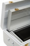 Parley Set of Three White Grey and Black Storage Trunks