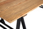 Hampstead Pine Wood And Iron Dining Table