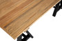 Hampstead Pine Wood And Iron Coffee Table