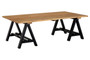 Hampstead Pine Wood And Iron Coffee Table