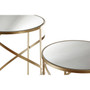 Set of 2 Avantis Swirl Frame Tables