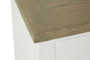 Hampstead White Sideboard with Oak Wood Top