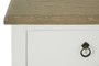 Hampstead White Sideboard with Oak Wood Top