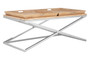 Holland Park Coffee Table with Oak Wood Tray Tops