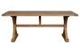 Lyon Grey Finish Oak Wood Dining Table