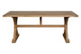 Lyon Grey Finish Oak Wood Dining Table