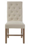 Lyon Beige Linen Dining Chair