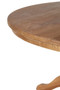 Lyon Natural Oak Wood Round Dining Table