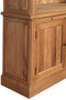 Lyon Wooden Finish 2 Section Bookcase With Ladder