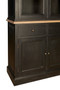 Lyon Black Oak Wood Large Cabinet