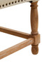 Lyon Linen Dining Chair with Oak Wood Whitewash Finish