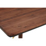 Kenso Walnut Wood / Brass finish Dining Table