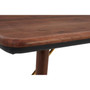 Kenso Walnut Wood / Brass finish Dining Table