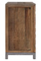 Midas Large Recycled Elm Wood 2 Door Cabinet