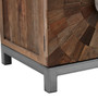 Midas Small Recycled Elm Wood 2 Door Cabinet