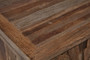 Midas Small Recycled Elm Wood 2 Door Cabinet